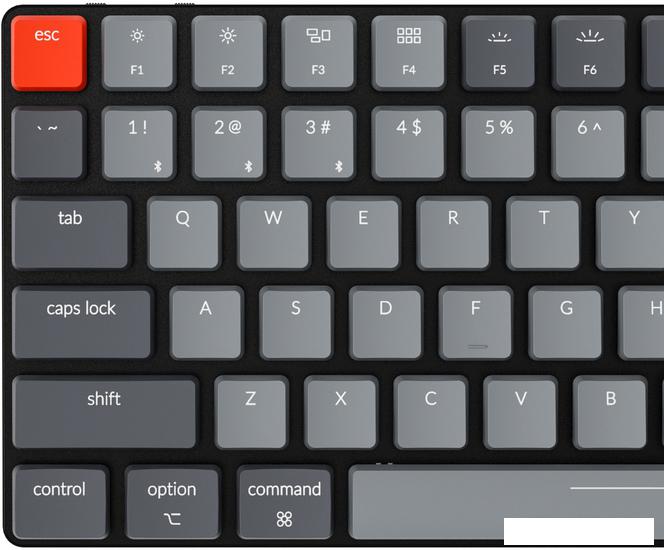 Клавиатура Keychron K3 V2 White LED K3-D1-RU (Keychron Low Profile Optical Red) - фото