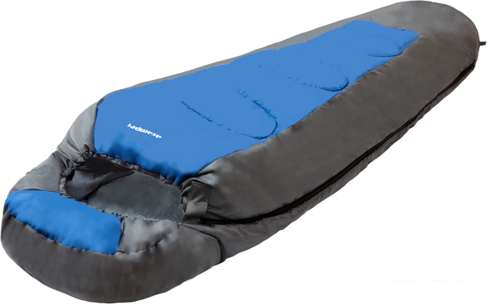 Спальный мешок Acamper Bergen 300г/м2 (синий/серый) - фото