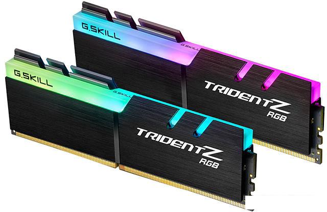 Оперативная память G.Skill Trident Z RGB 2x16GB DDR4 PC4-28800 F4-3600C18D-32GTZR - фото