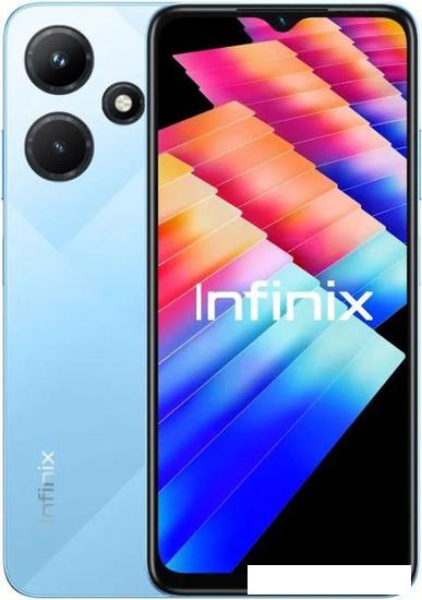 Смартфон Infinix Hot 30i X669D 4GB/128GB (глянцево-голубой) - фото