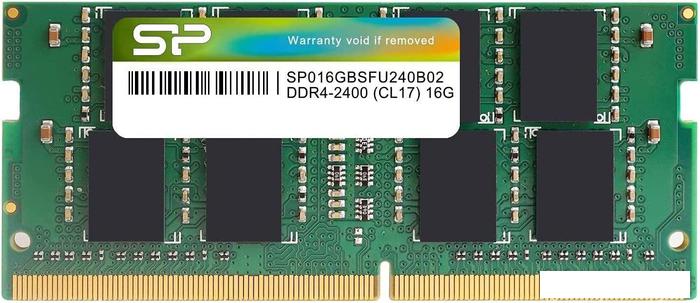 Оперативная память Silicon-Power 16GB DDR4 PC3-19200 SP016GBSFU240B02 - фото