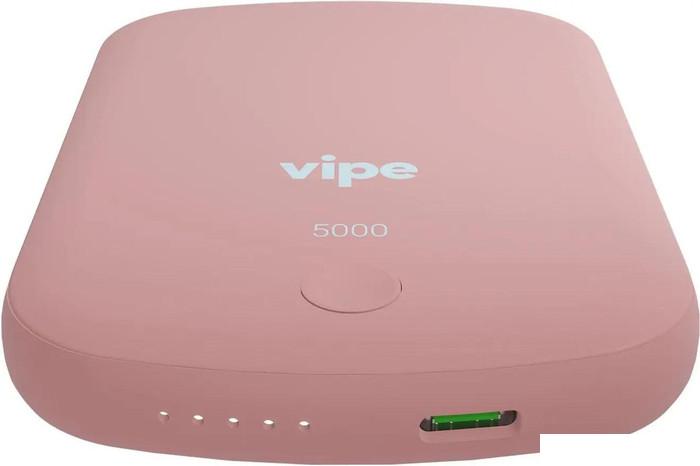 Внешний аккумулятор Vipe Jake 5000mAh (розовый) - фото