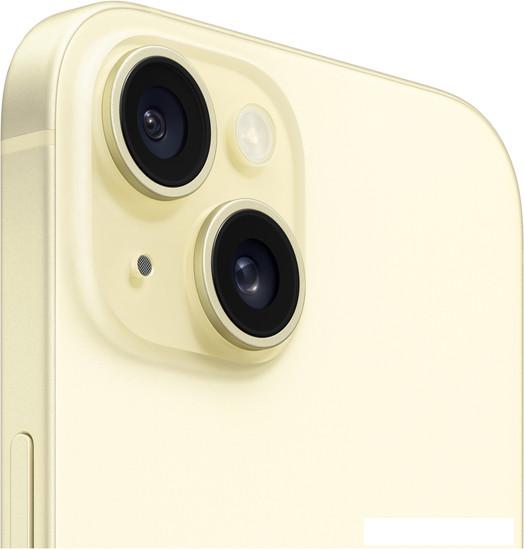 Смартфон Apple iPhone 15 256GB (желтый) - фото