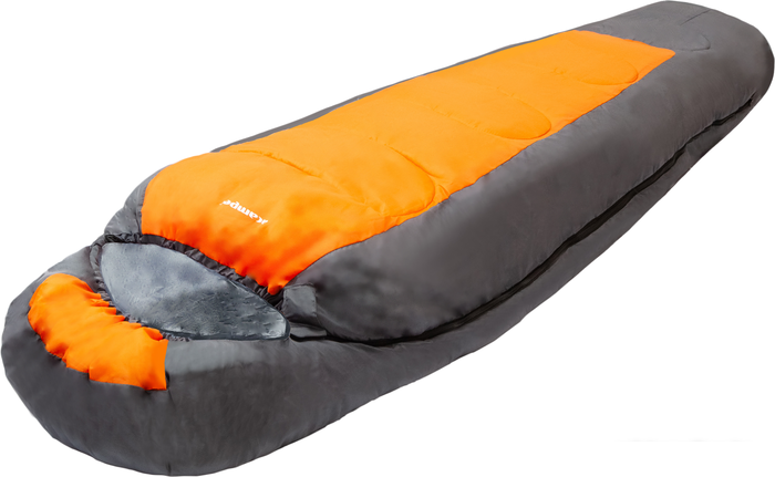 Спальный мешок Acamper Bergen 300г/м2 (оранжевый/серый) - фото