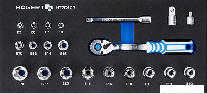 Универсальный набор инструментов Hogert Technik HT7G127 (22 предмета) - фото