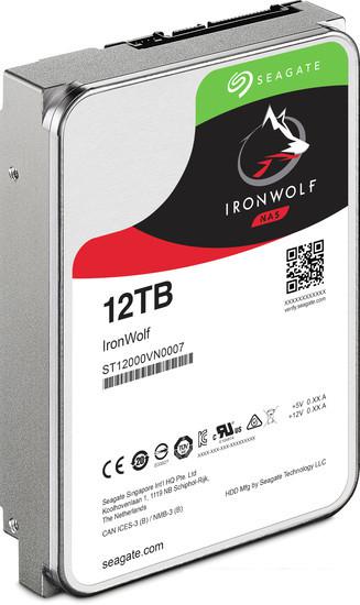 Жесткий диск Seagate Ironwolf 12TB ST12000VN0007 - фото